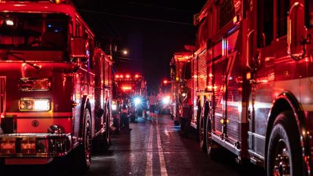 Fire vehicle wallpaper