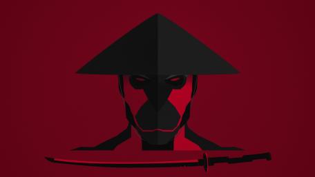 Minimal Samurai wallpaper
