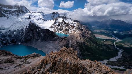 Laguna Sucia and Laguna de los Tres wallpaper