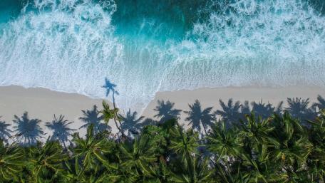 Beach Aerial wallpaper