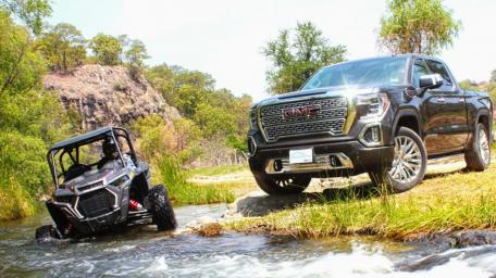 GMC Sierra and Polaris RZR wallpaper