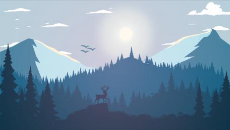 Blue simple wallpaper