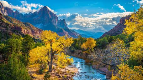 Virgin River at fall wallpaper