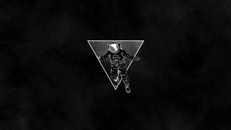 Astronaut Minimal wallpaper