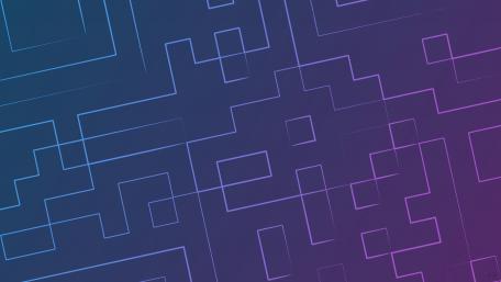 Modern Purple Labyrinth Design for Your Screen wallpaper