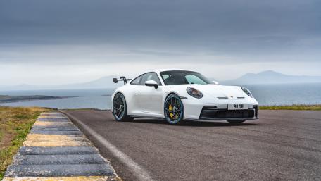 Pristine Porsche 911 GT3 by the Sea wallpaper