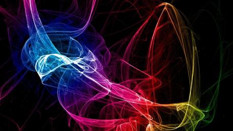 RGB smoke wallpaper