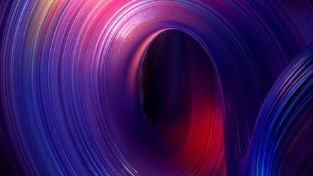 Vibrant Circular Gradient Swirls wallpaper