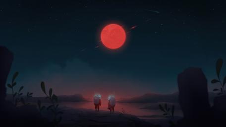 Red Moon Astronauts Marvel wallpaper