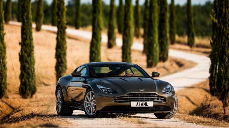 Sleek elegance of the Aston Martin DB11 shines bright wallpaper