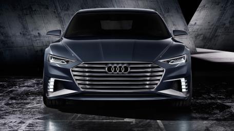 Sleek Audi A8 Front View Wallpaper wallpaper