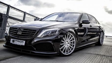 Sleek Luxury in Motion with Mercedes-Benz Sedan wallpaper