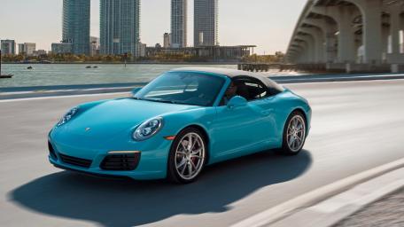Stylish Porsche 911 Carrera on the Road wallpaper
