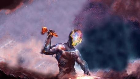 Cosmic Hammer of the Faceless Giant wallpaper