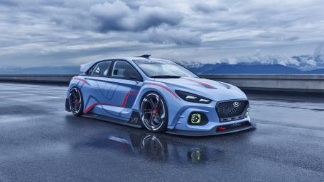 Stylish Hyundai Sports Car in Stunning 4K Resolution wallpaper