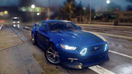 Stunning Ford Mustang in Tilt-Shift Photography Artistry wallpaper