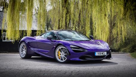 Stunning McLaren 720S in Vibrant Purple Shades wallpaper