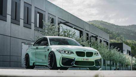 Sleek BMW Power on Display in Nature wallpaper