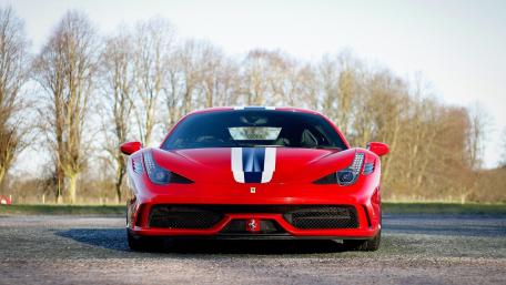 Sleek Ferrari 458 Ready to Roar wallpaper