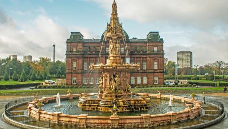 Glasgow Green, Doulton Fountain wallpaper