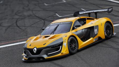 Dynamic Renault Sports Car Wallpaper in Motion wallpaper