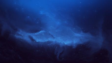 Blue Nebula Wonders wallpaper