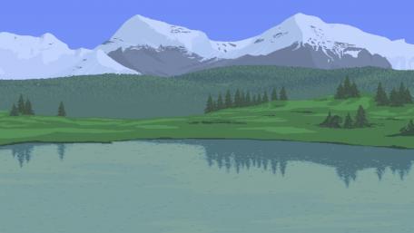 Forest Lake - Terraria wallpaper