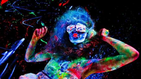 Colorful Expressions in Motion wallpaper