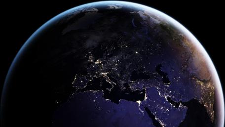 Black Marble 2016: Europe, Western, Central and Southern Asia & Northern Africa wallpaper