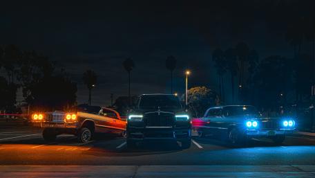 Majestic Nighttime Convergence of Luxury wallpaper