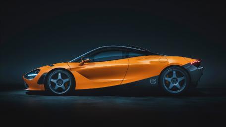 McLaren 720S in Striking Orange Color wallpaper