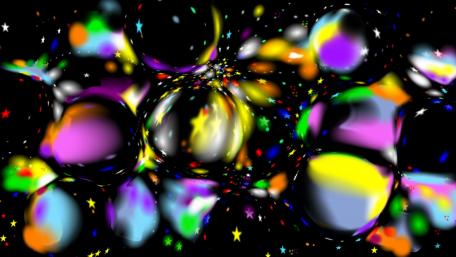 Multiverse bubbles. Fiction. 2021. wallpaper