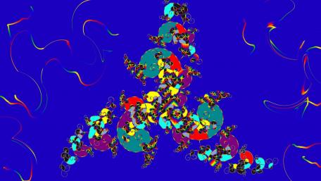 Colored Fractals. 2021. wallpaper