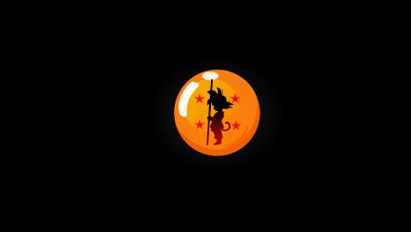 Mystical Dragon Silhouette Against Celestial Sphere wallpaper