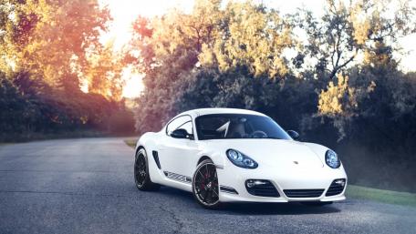 Porsche 718 Cayman at Sundown wallpaper