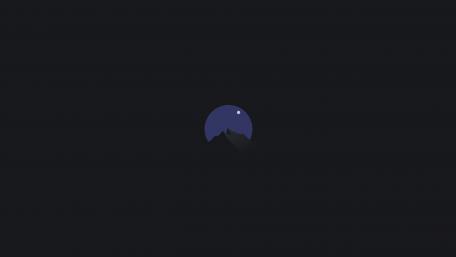 Mystic Moonlight Silhouette wallpaper