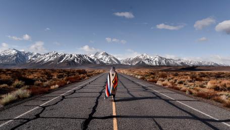 Journey through the Scenic Mountains wallpaper
