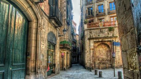Spain, Barcelona city wallpaper