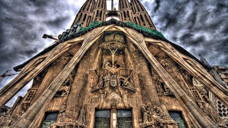 Spain, Barcelona city wallpaper