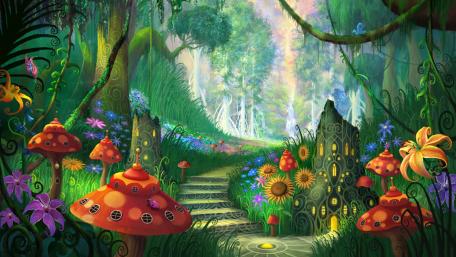 Fantasy House wallpaper