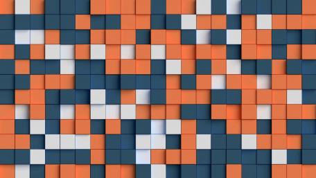 Geometric Harmony in Bold Colors wallpaper