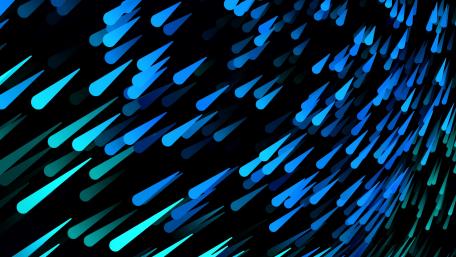 Blue Abstract Drops Wonderland wallpaper