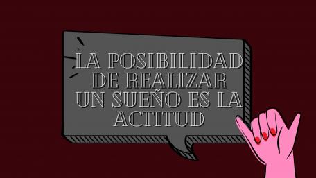 La posibilidad de realizar un sueño es la actitud wallpaper