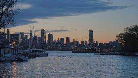 A Sunset at Toronto Island wallpaper