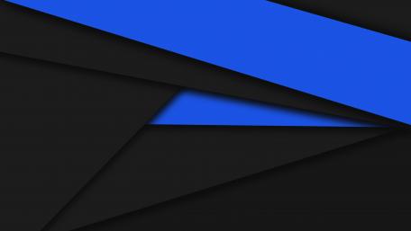 Geometric Elegance in Blue and Black wallpaper
