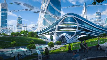 Utopian City wallpaper