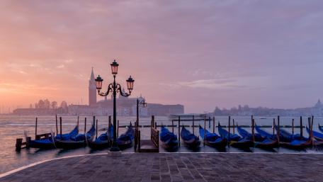 Grand Canal's Gondolas wallpaper
