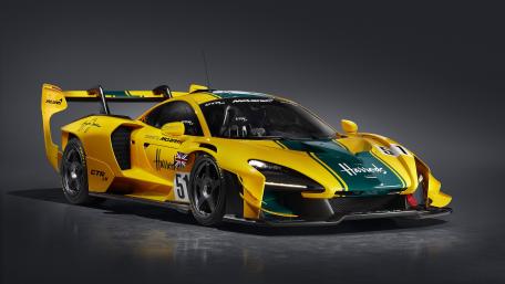 McLaren Senna GTR in Stunning Colors wallpaper