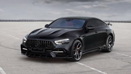 Sleek Black Mercedes-Benz in 4K Perfection wallpaper