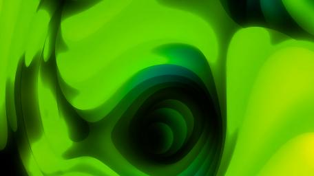 Vibrant Green Waves in Abstract Formation wallpaper
